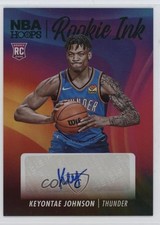 2023-24 Panini NBA Hoops Rookie Ink Green Keyontae Johnson #RI-KEY Auto 0m80