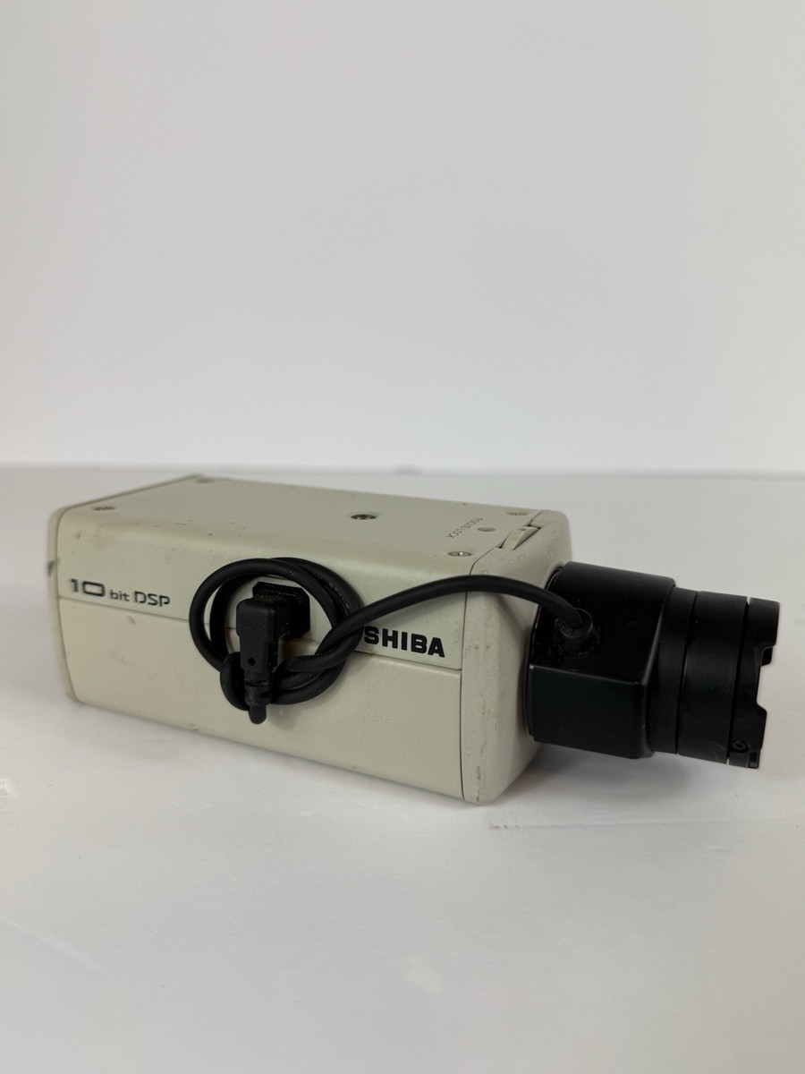 TOSHIBA IK-6410A CCD Color 10 Bit DSP 24V 3.5W Security Camera W