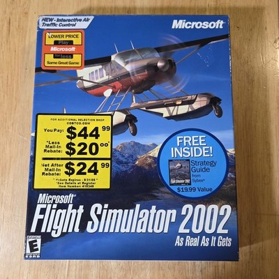 Microsoft Flight Simulator 2002 (Windows PC Big Box, 2001 W Sybex Strategy Guide