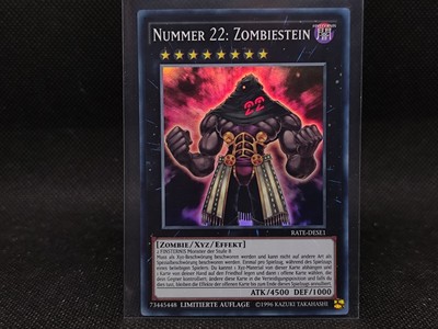 TCG Yu-Gi-Oh Nummer 22: Zombiestein RATE-DESE1   Deutsch Super rare