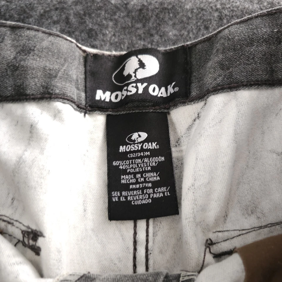 Pantalones de mezclilla Mossy Oak para hombre eclipse camuflados talla 32x34 (32x31) Y2k grunge Foto 4 de 4