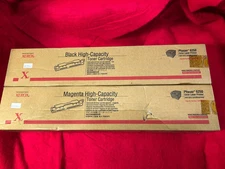 Xerox High Capacity Toner Cartridge for Phaser 6250 Black & Magenta w/Free Ship!