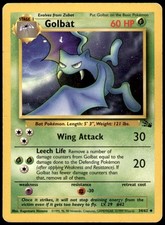 Golbat 34/62 Uncommon Fossil Pokemon Unlimited Heavily Played on eBay