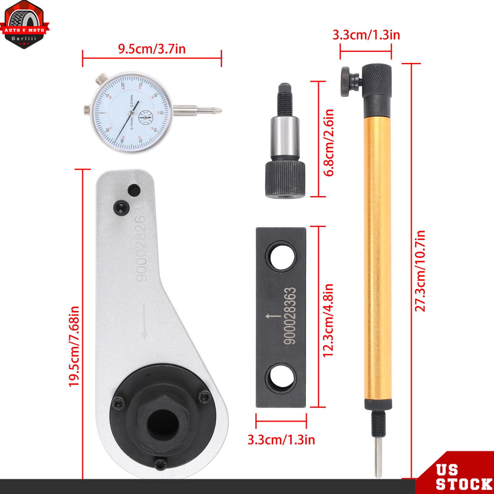 9× Engine Timing Tool Kit Fit For Maserati Geberit President Levante 3.0T M156C