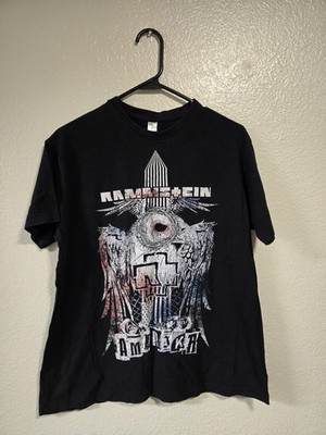 RAMMSTEIN ''AMERIKA'' MENS MEDIUM BLACK TSHIRT, METAL, GERMANY, HEAVY METAL,...