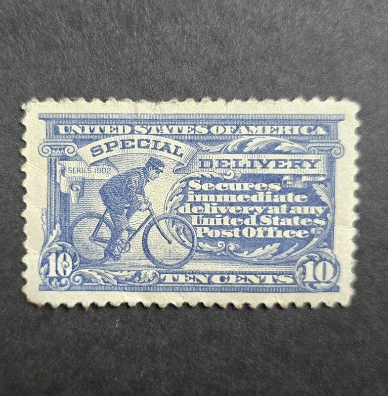 US Scott E6 or E6a 10c large margins MNH with cracked original gum