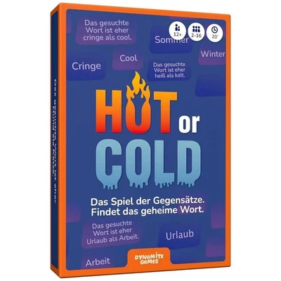 DYNAMITE STUDIOS GMBH Hot or Cold - Das spiel der Gegensätze. Findet das geheime Wort. - NEU & OVP