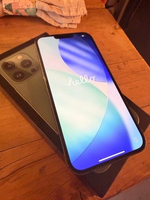 Apple iPhone 13 Pro Max - 256GB - Alpine Green - no simlock - teildefekt -