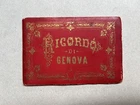 O.) Booklet 11.5x8cm tourist memory of Genoa late '800