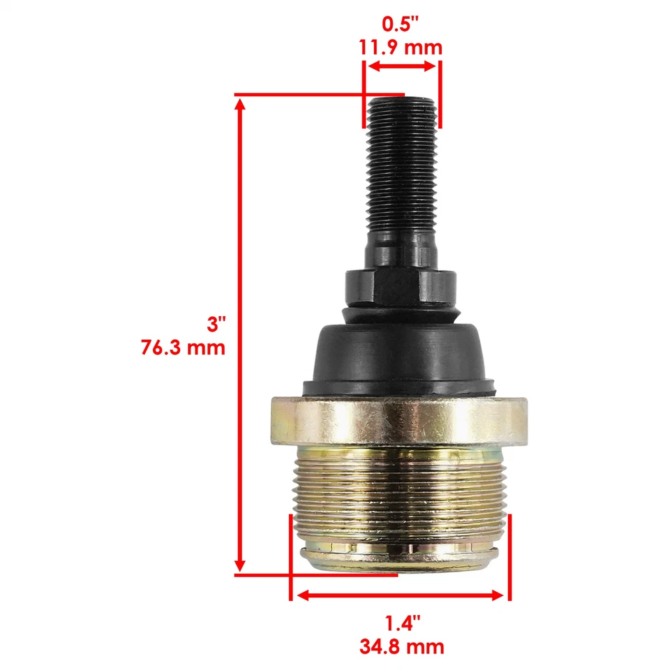 for Kawasaki Prairie 650 KVF650 4x4 02-03 Two Upper Ball Joint 42-1036 0430-0562 - Image 2 of 4
