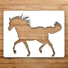 Galloping Horse Large Reusable Wall Stencil For Painting DIY Home Decor Template