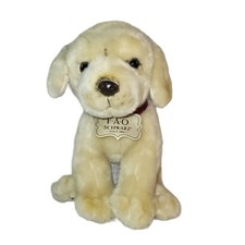 FAO Schwarz Fifth Avenue plush Yellow Labrador Retriever Dog Puppy 2018 9"