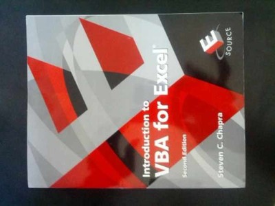 Introduction to VBA for Excel - Paperback, by Chapra Steven - Good