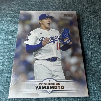 2025 Topps Stadium Club #184 - Yoshinobu Yamamoto - Los Angeles