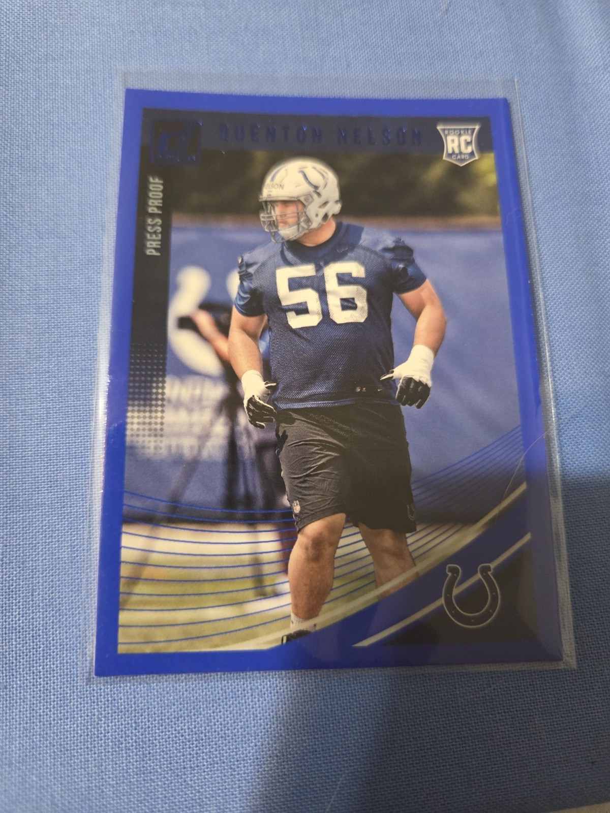2018 Panini Donruss - Rookie Quenton Nelson #351 Press Proof Blue (RC)