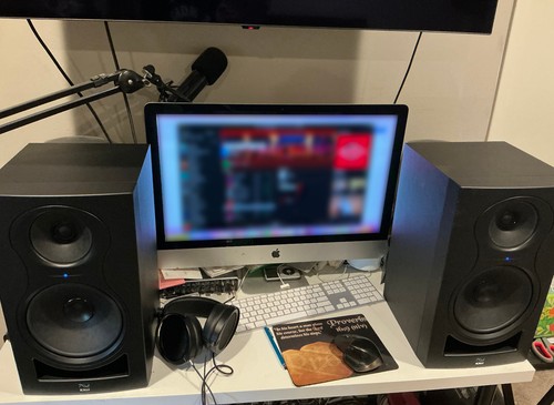 Kali Audio IN-8 2nd Wave Studio Monitors Black Speaker Pair