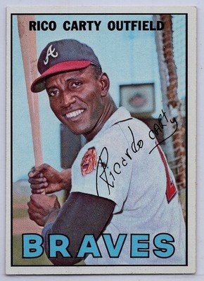 1967 Topps #35 Rico Carty in EX Condition Braves