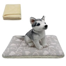Cat Dog Bed Mat  Blanket, Reversible Pets Crate Pad Bed Mat and Ultra Soft W...
