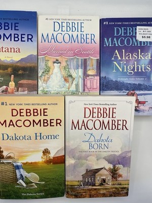 Lot Of 5 Debbie Macomber Paperbacks Featuring Stories From Different States