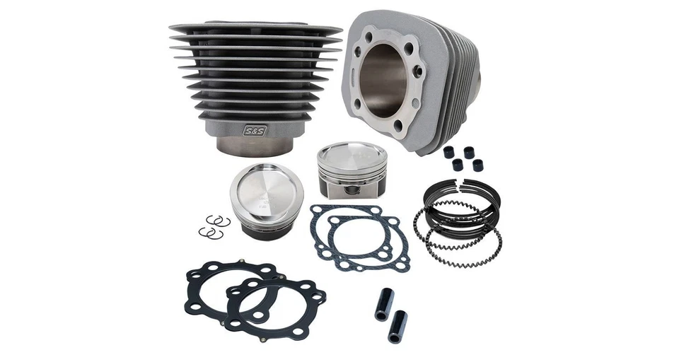 Kit de conversión S&S Cycle para modelos Sportster 86-19 883 a 1200cc - plateado Foto 2 de 4