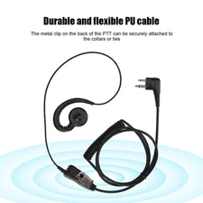 AEH3000-M1A Walkie Talkie Two Way Radio Black Headset Mic for  w8