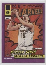 2021-22 Panini Donruss Net Marvels Press Proof Purple Nikola Jokic #12 0z5u