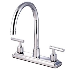 Kingston Brass KS879.CMLLS Manhattan 1.8 GPM Standard Kitchen - Chrome