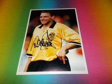 Thomas Häßler BVB DFB  signed signiert Autogramm auf 20x28 Foto in person