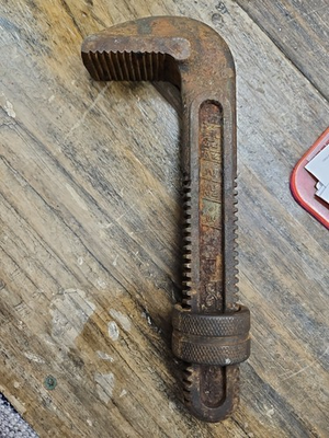 #ad Rigid Pipe Wrench 24quot; Hook Jaw Alloy Steel Replacement Original Part $29.98