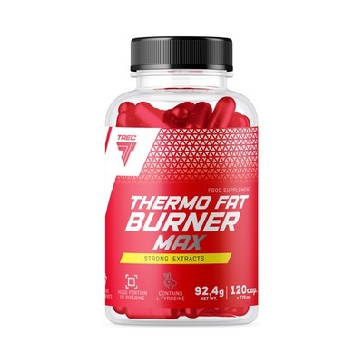 TREC NUTRITION THERMO FATBURNER MAX 120 Kapseln | Abnehmen und Diätunterstützung