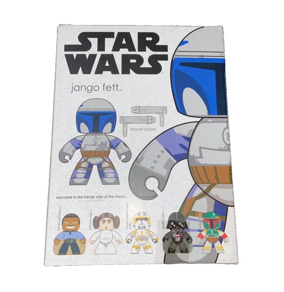 Star Wars Mighty Muggs Jango Fett Vinal Art Toy 2008 nuevo Foto 3 de 4