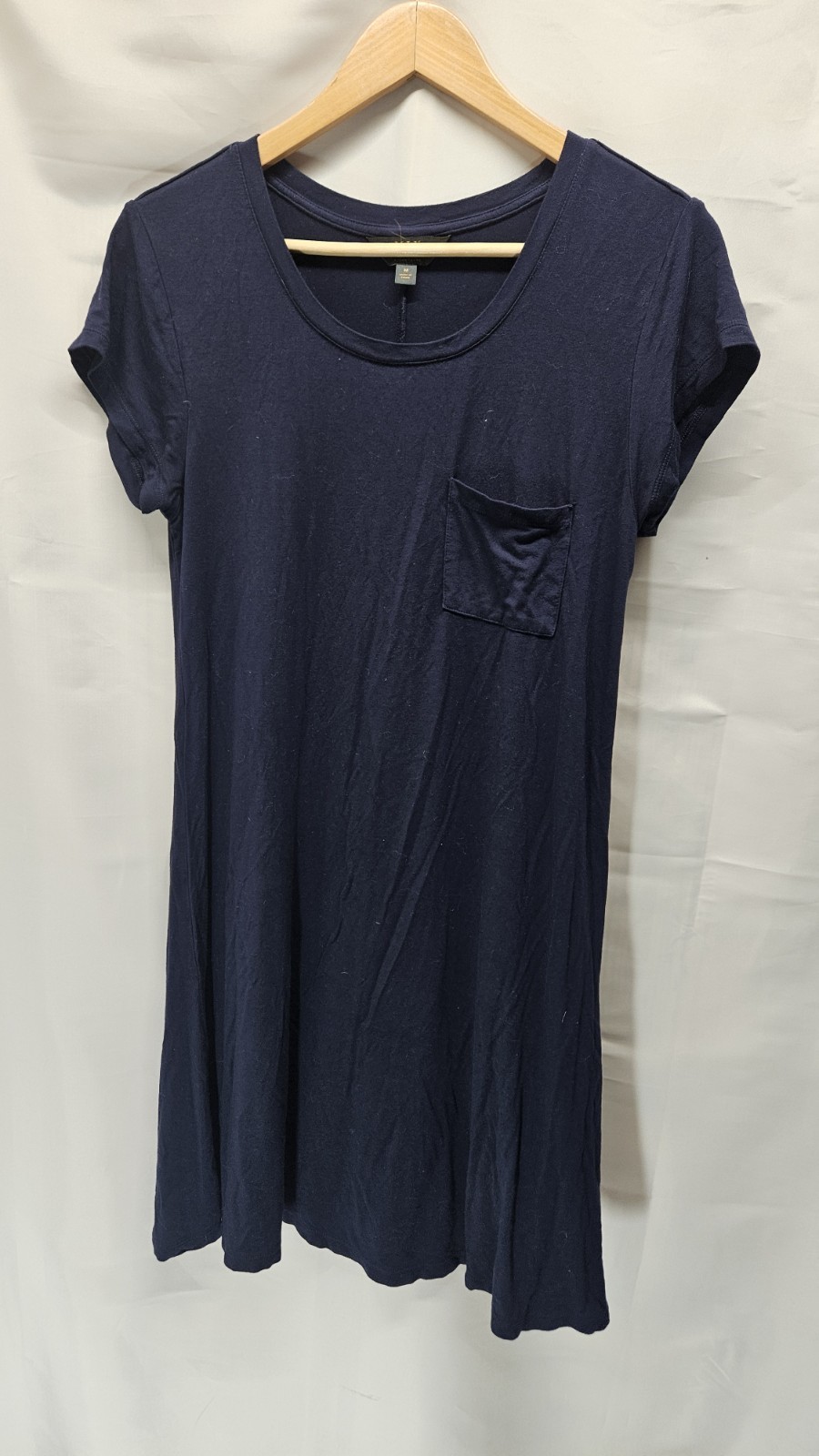Womens Size Medium Navy Blue T Shirt Dress