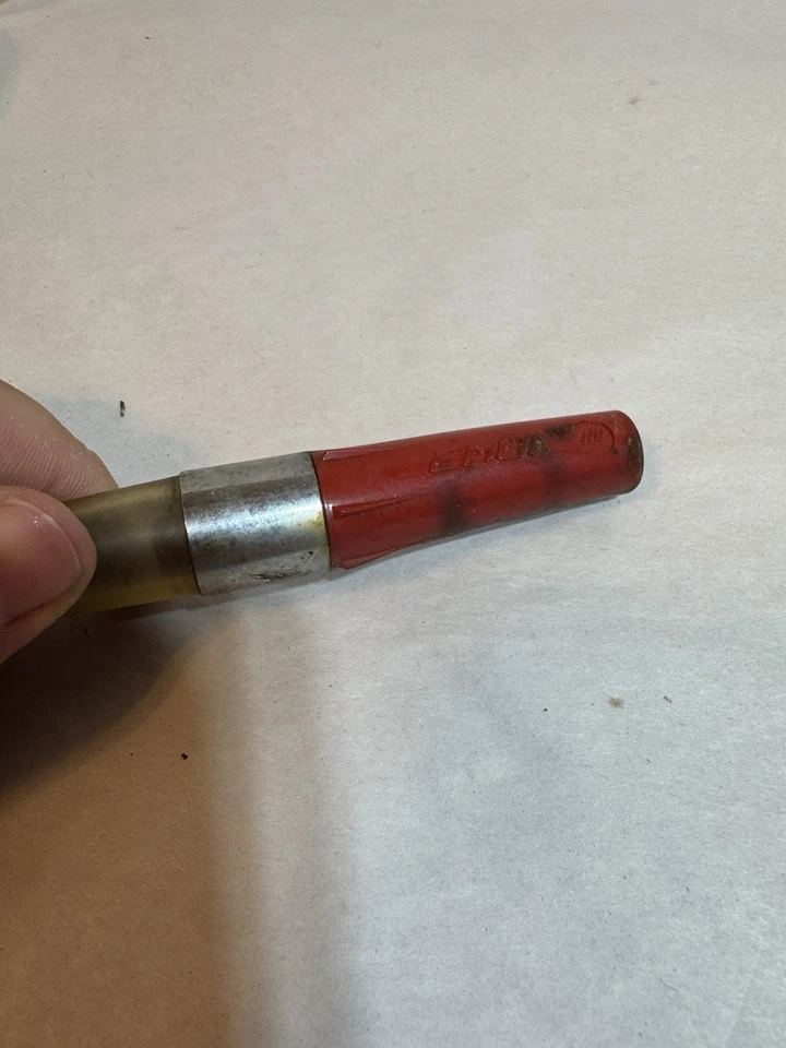 Vintage EMCA 110 Precision Point Red Pocket 2mm Lead Pointer Sharpener USA - Image 3 of 4