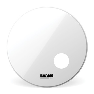 Evans EQ3 Smooth White 22'' BD22RSW Bass Drum Reso