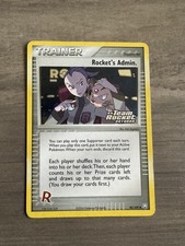 Pokemon Team Rocket Returns Rocket's Admin 86/109 Stamped Reverse on eBay