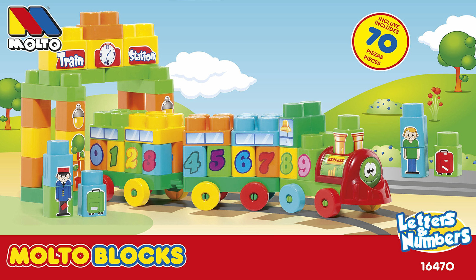 Железнодорожные блоки 70 шт 10490₽