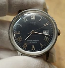 1973 Vintage 37MM Timex Marlin Roman Numeral Automatic Wrist Watch for Repair