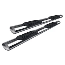 For Ford F-150 09-14 Raptor Series 5" Magnum Cab Length Polished Oval Step Bars