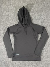 Klim Tech Fleece Pullover Black Activewear Casual Top Womens Small Kim Logo
