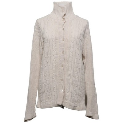 Fresh Spirit, Strickjacke, Damen, Größe: 42/44, Beige, Baumwolle, Sonstiges #iML