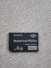 Sony 4GB Memory Stick Pro Duo Magic Gate Memory Card WORKS