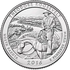 2016 S Theodore Roosevelt NP ATB Series Uncirculated From US Mint roll.