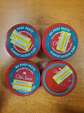 4 Pack: Old Spice No-Poof Paste Medium-High Hold Low Shine 2.22 oz. ea. E12E