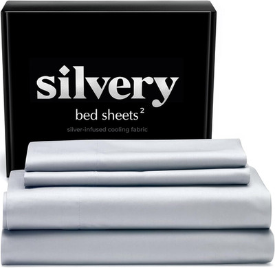 Silver Infused Bed Sheets - Self-Cleaning, Cooling, Hygienic Sleep Set