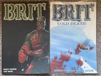 Brit 1 & 2 (first stedman)( Image Comics) 1st print Robert Kirkman Invincible NM