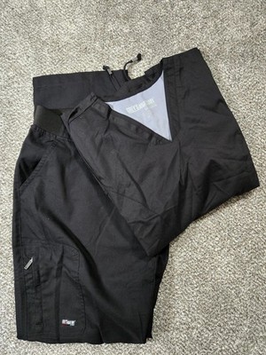 Grey's Anatomy Professional Wear By Barco Scrubs Set Black Medium