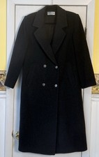 Vintage Forecaster of Boston Wool Coat Lined Black Sz 6 EUC BEAUTIFUL