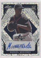 2021 Leaf Flash Navy /99 Manuel Mercedes #BA-MM1 Auto 0l1