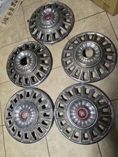 Four 1968 68 Ford Mustang Hubcaps Wheelcovers Center Caps Vintage Classic