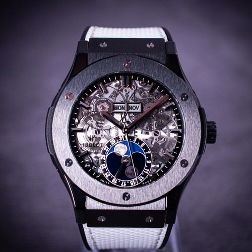 Hublot Classic Fusion Aerofusion Moonphase Black Magic 45mm, Ref. 517.CX.0170.LR